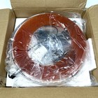 Vtg Verner Panton Style Orange Danish Moon Kare Table Lamp Type C Plug Europlug