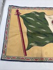 Vtg Felt Banner Kingdom Of Italy Flag 16 x28  Wall Hanging Cigar Tobacco Flannel