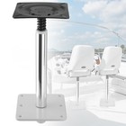 Boat Pedestal Seat Package  3-piece Kit  Includes Boat Seat  Pedestal  And Swive