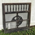 Antique 1800s Screen Door Altered Read Garden Gate Ornate Victorian Fretwork 