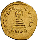 Heraclius With Heraclius Constantine  ad 613-641   Av Solidus  21mm  4 36 Gm  7h