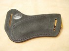 Custom Black Leather Crossdraw W tri-weave For Buck 110 112  right Hand 