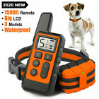2700 Ft Remote Dog Shock Training Collar Rechargeable Waterproof Lcd Pet Trainer