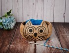 Eximious India Wooden Yarn Bowl 7 X 3 Owl