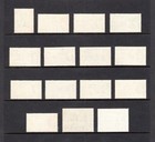 Qeii 1957-1960 Turks And Caicos Islands Definitive Set To   1 Sg237-250   253 Mnh
