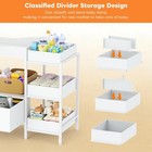 Baby Changing Table With Storage heavy-duty Diaper Changing Station  White Nu   