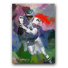 Eric Allen Art Card Limited 24 50 Edward Vela Signed  philadelphia Eagles 