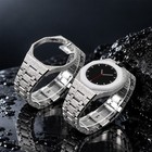 Stainless Steel Case Strap For Swatch X Ap Royal Pop Watch Silicone Band Mod Kit