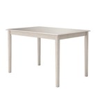 Farmhouse Dining Table Antique White Wood 32x48in