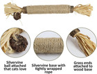 Catnip Silvervine Sticks - Designed To Clean Your Cats  Teeth  Calm Their Anxie