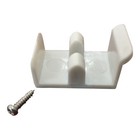 1-5 8  Wide Sliding Shower Door Jamb Guide  pack Of 2  