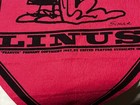 Vtg  1967 Peanuts Linus Pink Mankind Felt Banner Pennant Rare 