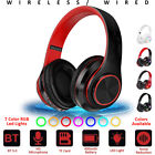 Sleek Wireless Bluetooth Foldable Noise Cancelling Over-the-ear Headphones W mic
