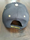 Masonic Embroidered Baseball Cap Hat Mason Black