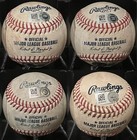 Max Kepler Cycle Game Used Signed Hit Baseballs Single Double Triple Home Run