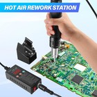 Hot Air Soldering Station Smd Welder Rework Digital Display Heat Gun