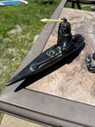 Pair Of Inuit Soapstone Sculpture Carving Hunting Eskimo In Kayak  Hunting