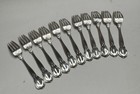 Gorham Chantilly Sterling Silver  Lot 11 Dinner Forks  7   Monogrammed