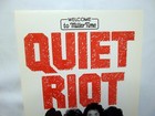      Vintage 1984 Quiet Riot Saga Girlschool Concert Poster 11x17 Original     