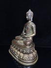 12  Old Antique Tibetan Buddhism Temple Bronze Gilt Shakyamuni Buddha Statue