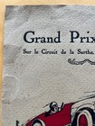 Poster 1928 Grand Prix Bugatti De La Sarthe Le Mans Track Original Racing Poster