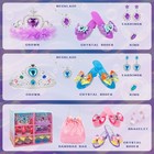 Princess Dress Up Toys For Little Girl jewelry Boutique Role Play Set dress U   