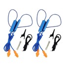 2-set Blue Bluetooth Ear Plugs  Noise-isolating For Work   Hearing Protection