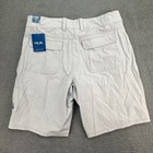 Huk Nxtlvl Shorts Men Xl Grey 10 5 Inseam Fishing Performance Cargo H2000171-032