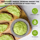 Mortar And Pestle Set heavy Duty unpolished Granite 8inch-5cup Capacity grind   