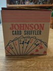 Vintage 50s Johnson Card Shuffler Model No  50 Hand Crank W  Box And Manual 