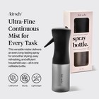 Kitsch Continuous Spray Bottle For Hair     Black  150ml   Fine Mister Spray Bottl