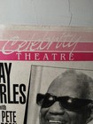 Original Ray Charles Blues Show Card Poster Celebrity Theatre Phoenix Az
