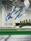 Topps 2026 Shea Langeliers Athletics 1991 Topps Auto 05 99  91au-sl