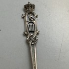 Jacob Tostrup Norway 830 Silver Spoon 1906 Crowning Haakun Vii 16 5g 4 75    Long