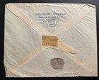 1940 Cairo Egypt Censored Commercial Cover To New York Usa