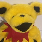 Vintage Grateful Dead Yellow   Red Dancing Bear Jointed 12    Plush Steven Smith