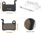 4 Pairs Bike Brake Pads  Resin Semi-metal Bicycle Disc Brake Pads Ebike Brake