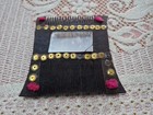 Vintage Handcrafted Wooden Hair Comb - Tribal Ethnic Folk Art Hair Accessory C8