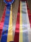 Fancy Lot Of  9  Horse Show Ribbons  Equestrian Awards