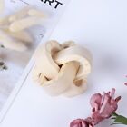 Boho Wood Knot Chain Link Decor - 3 Link Wooden Hand Carved Wooden Knots
