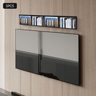 5pcs 34 In Video Game Rack Media Storage Shelves For Wall  Cd Dvd Storage Shelf
