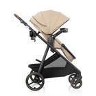  travertine with Green   Gentle Fabric -evenflo-shyft Intuiti  Stroller  14810