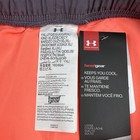 Under Armour Girls Orange Elastic Waist Heatgear Athletic Running Shorts Size Xl