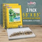 5 5  X 8 5  Watercolor Painting Paper Pads  3 Pads  30 Sheets Each  140lb 300gsm