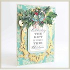 Anna Griffin 24 Pc Christmas Super Sentiments Card Stickers    ship Discount 