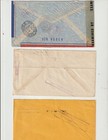 Latin America Postal History 5 Cover Collection 1940 s - 1950 s