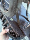 Antique Victorian Baby Doll Stroller Vintage Wicker Wood Iron Carriage With Doll