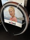 3 X Scunci Headbands No Slip Grip All Day Hold 3 Ct Per Pack Brown Black Clear