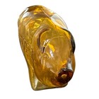 Vintage Suffolk Bitters Pig Americas Life Preserver Bottle Deep Amber Glass 9 5   