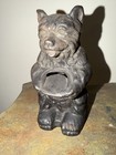 Vintage Rare Cast Iron Begging Bear Hubley Manufacturing Company Coin Bank